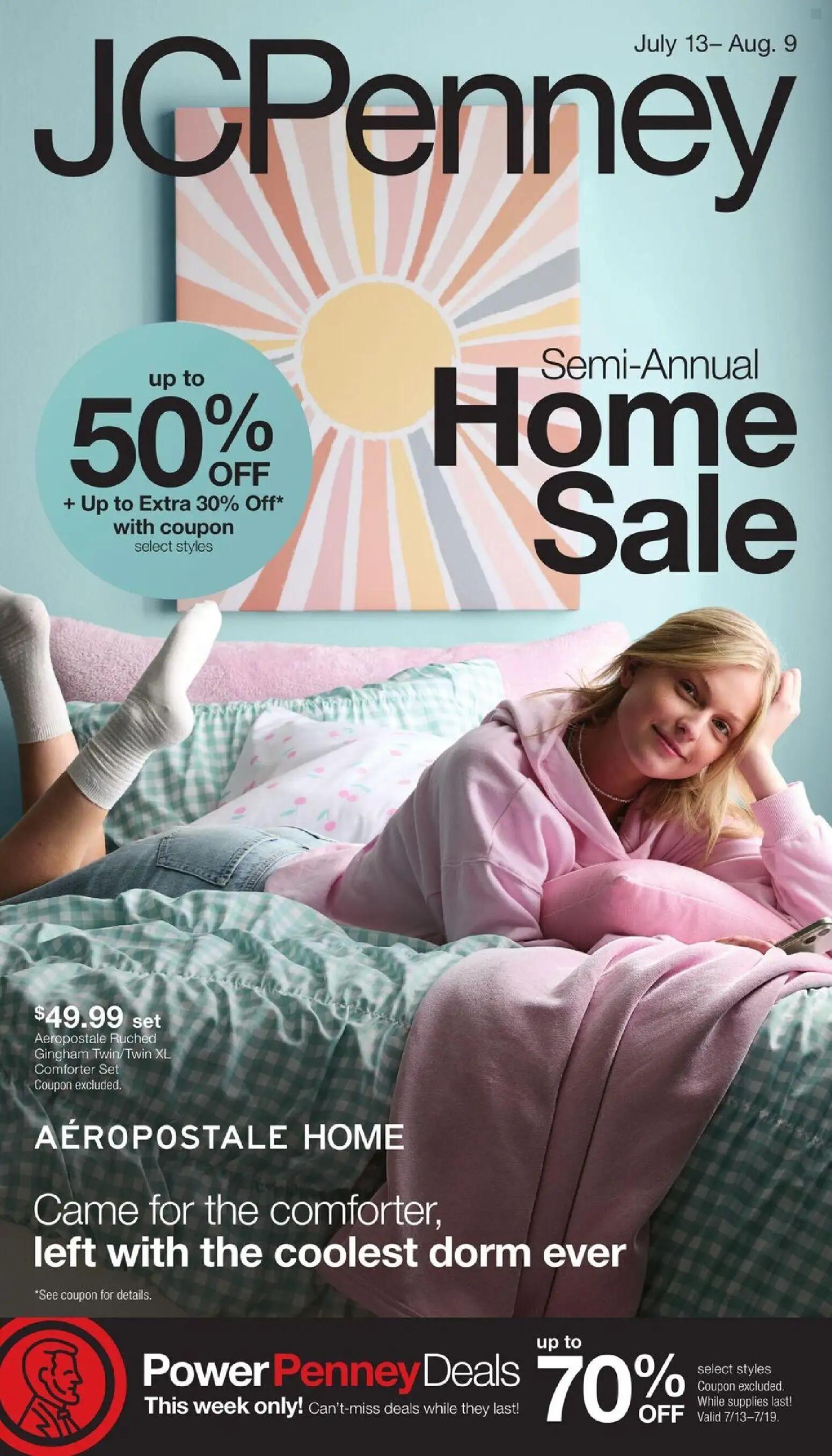 jcpenney - JCPenney Semi-Annual Home Sale - 07/13 - 08/09 2026