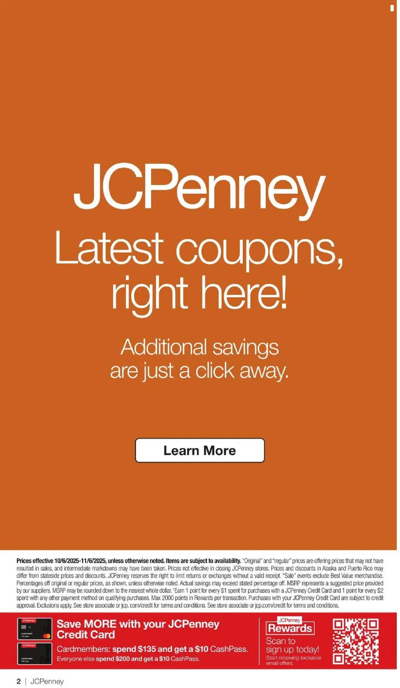 jcpenney - JCPenney Semi-Annual Home Sale - 10/06 - 11/06 2025 - page: 44