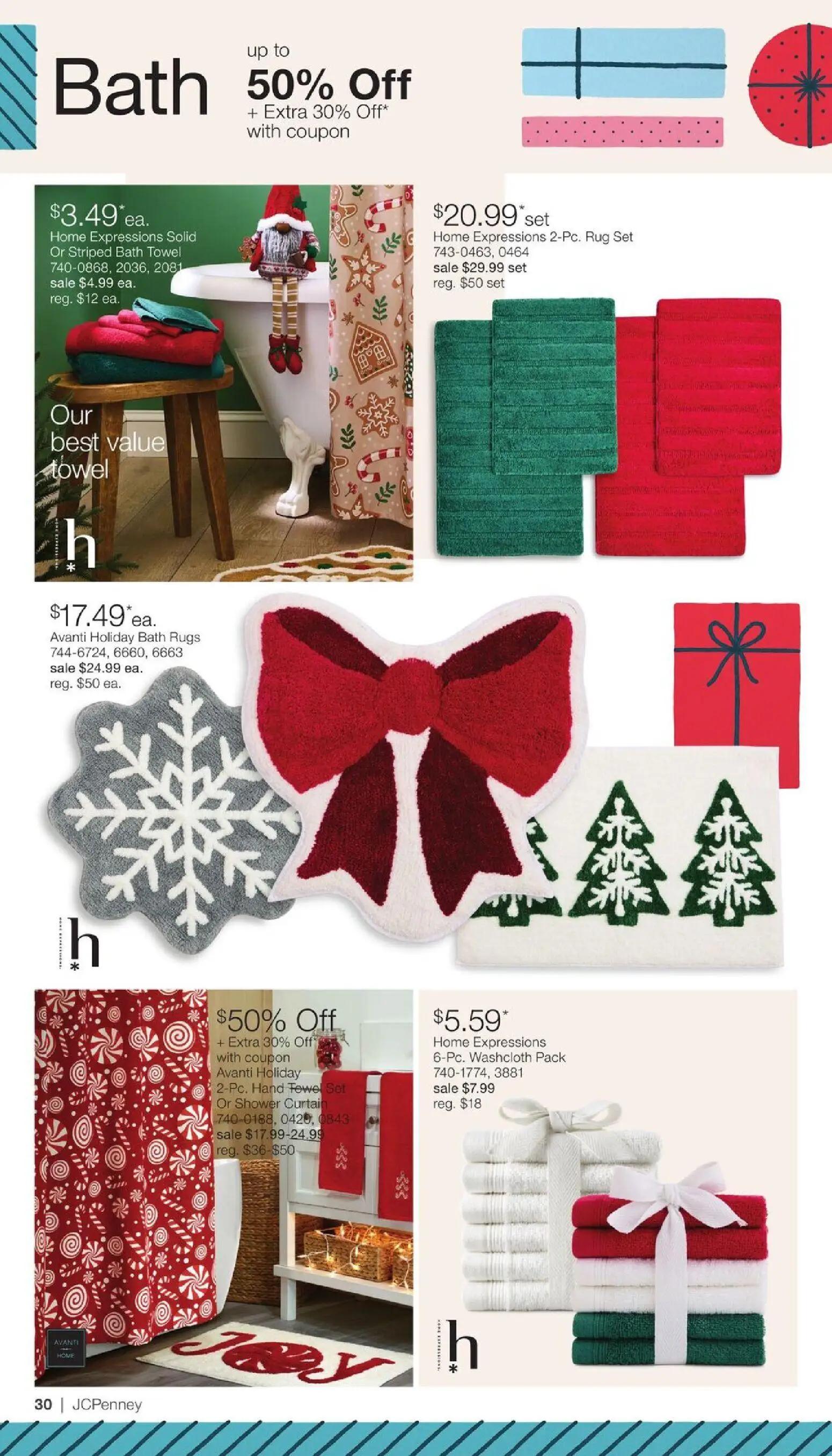 jcpenney - JCPenney Holiday Home Sale - 12/03 - 12/18 2025 - page: 29