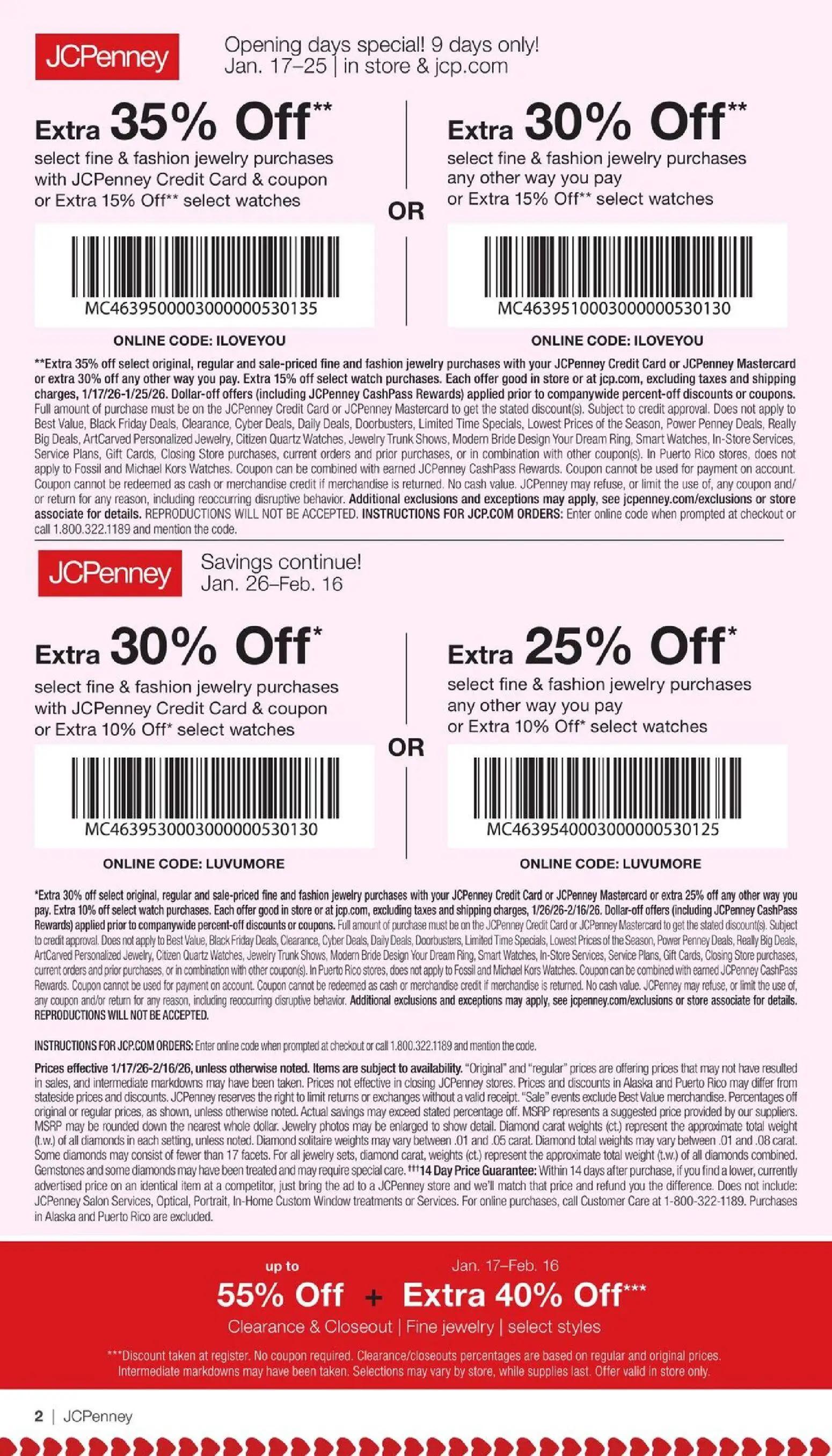 jcpenney - JCPenney Valentine’s Day Jewelry Sale - 01/17 - 02/16 2026 - page: 52