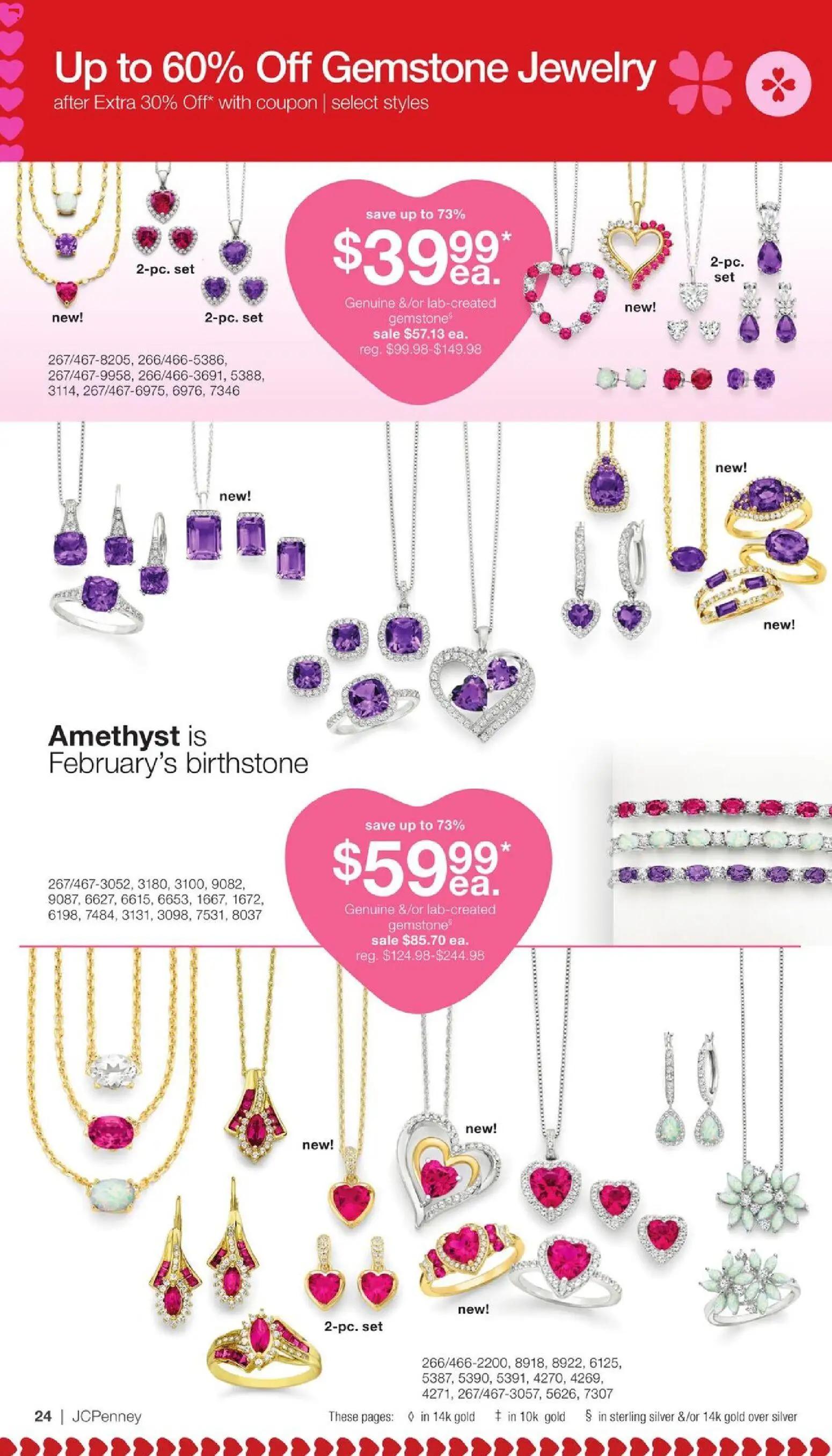 jcpenney - JCPenney Valentine’s Day Jewelry Sale - 01/17 - 02/16 2026 - page: 23
