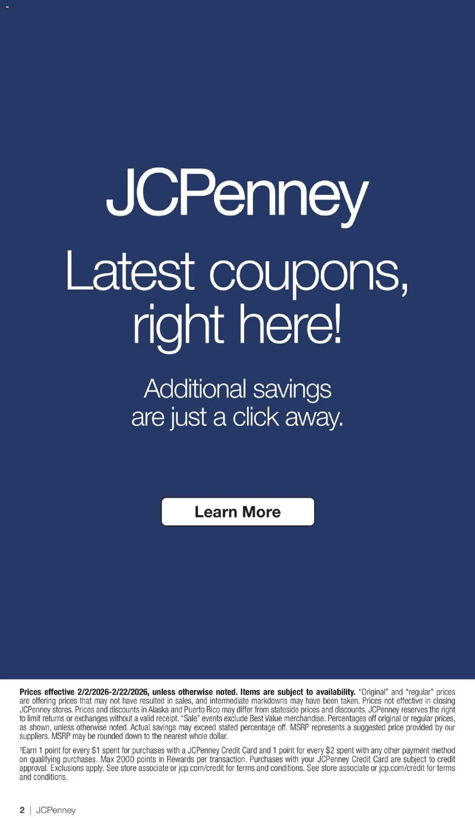 jcpenney - JCPenney Home Sale - 02/02 - 02/22 2026 - page: 40