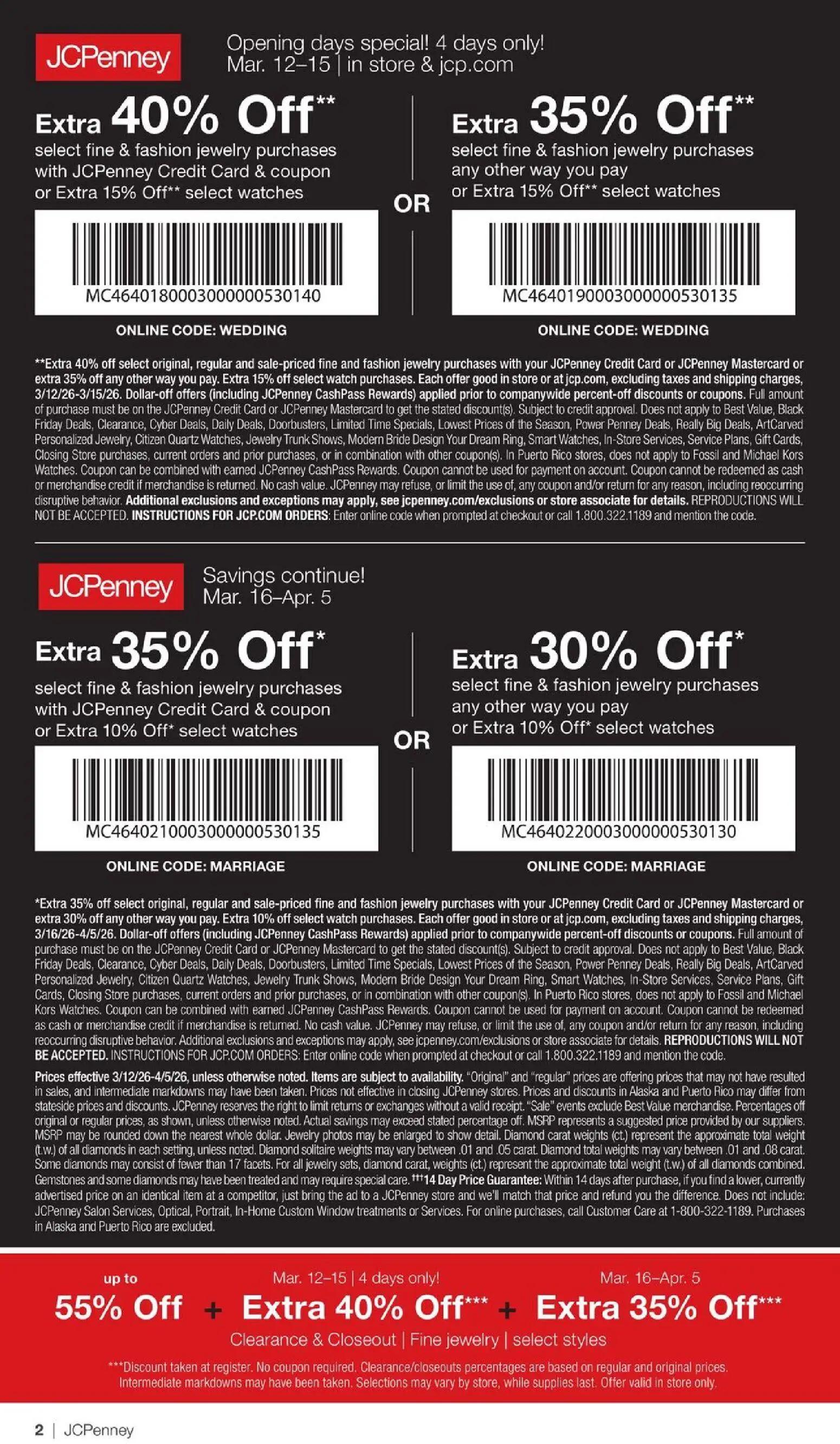 jcpenney - JCPenney Jewelry Sale - 03/12 - 04/05 2026 - page: 52
