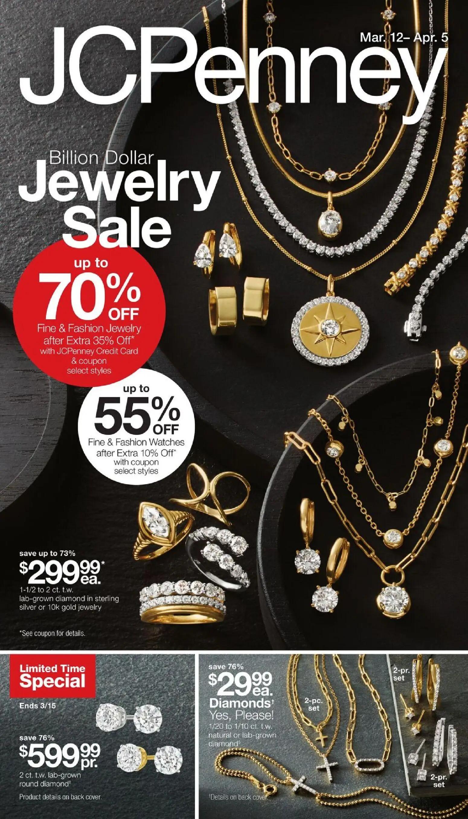 jcpenney - JCPenney Jewelry Sale - 03/12 - 04/05 2026