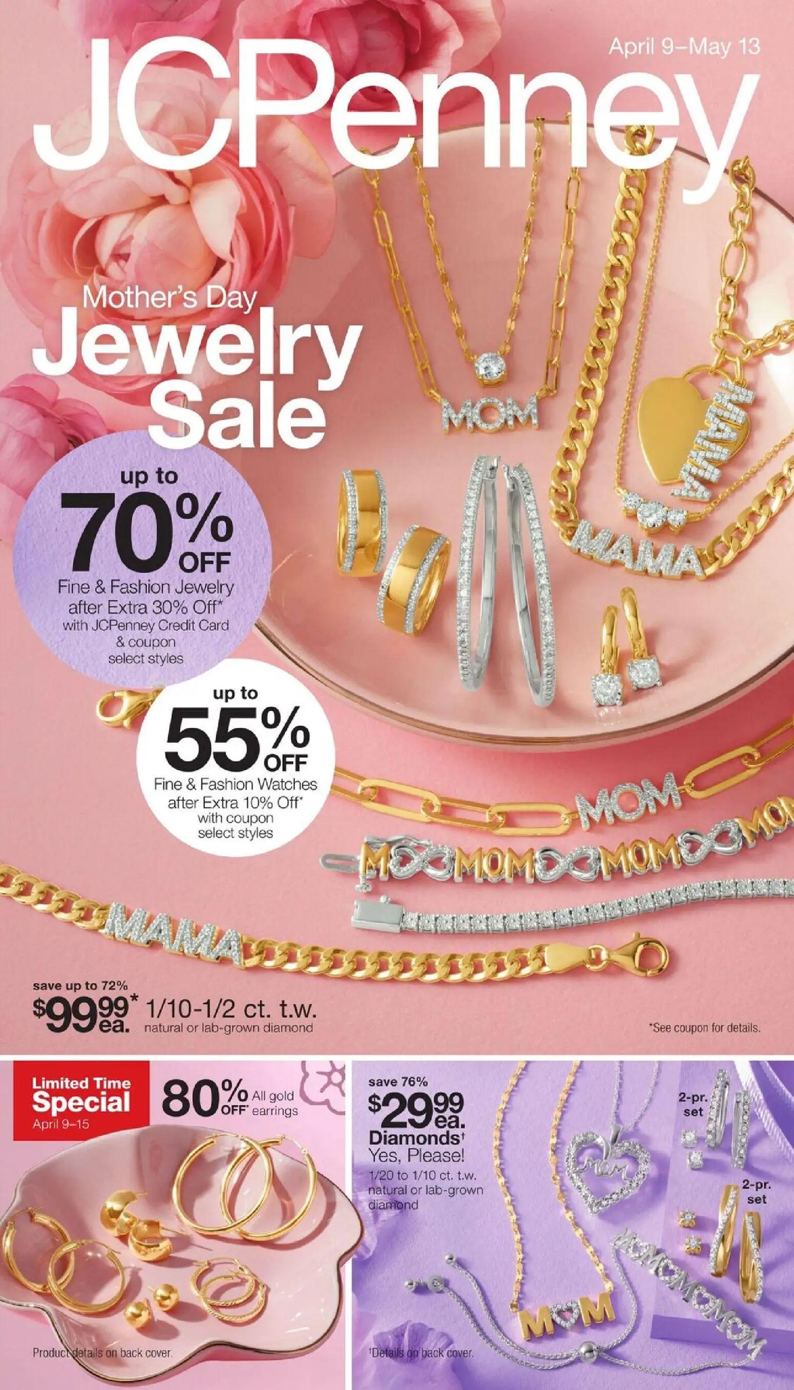 jcpenney - JCPenney Mother’s Day Jewelry Sale - 04/09 - 05/13 2026