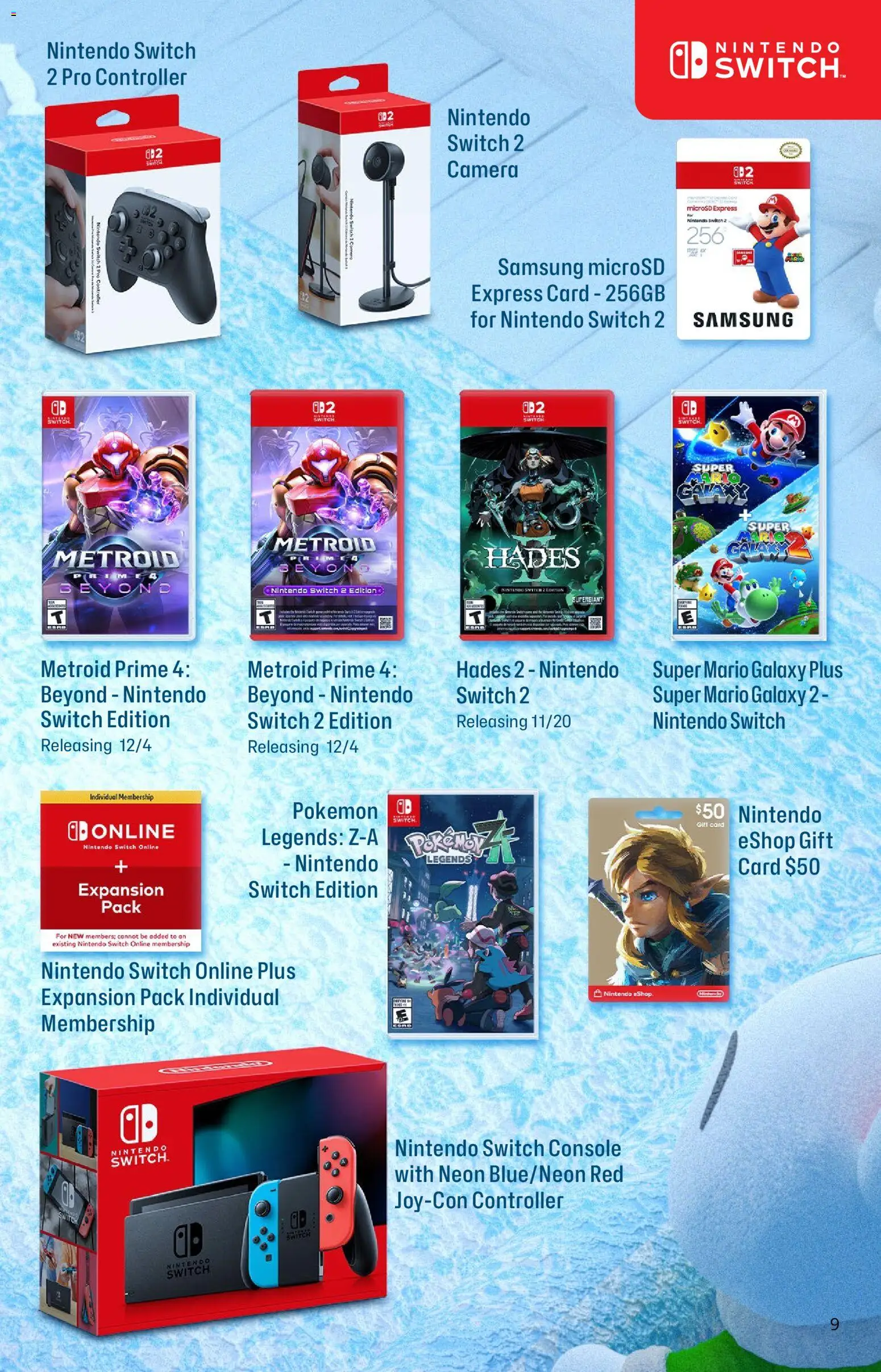gamestop - GameStop Holiday Gift Guide - from Saturday 11/01 2025 - page: 9
