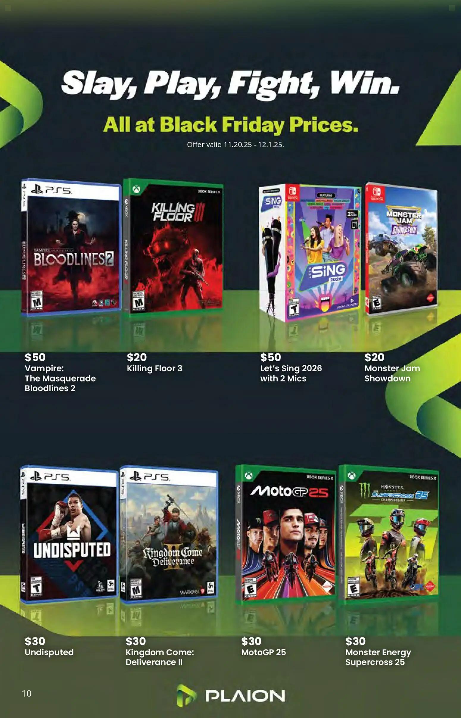 gamestop - Weekly ads GameStop BLACK FRIDAY from 11/16/2025 - page: 10