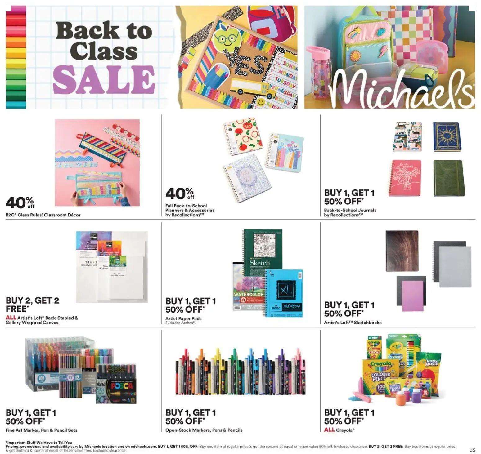 michaels - Michaels Weekly Ad - 07/26 - 08/01 2026