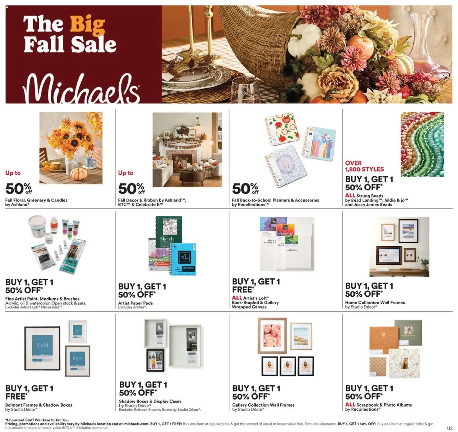 michaels - Michaels Weekly Ad - 08/30 - 09/05 2026 - page: 1