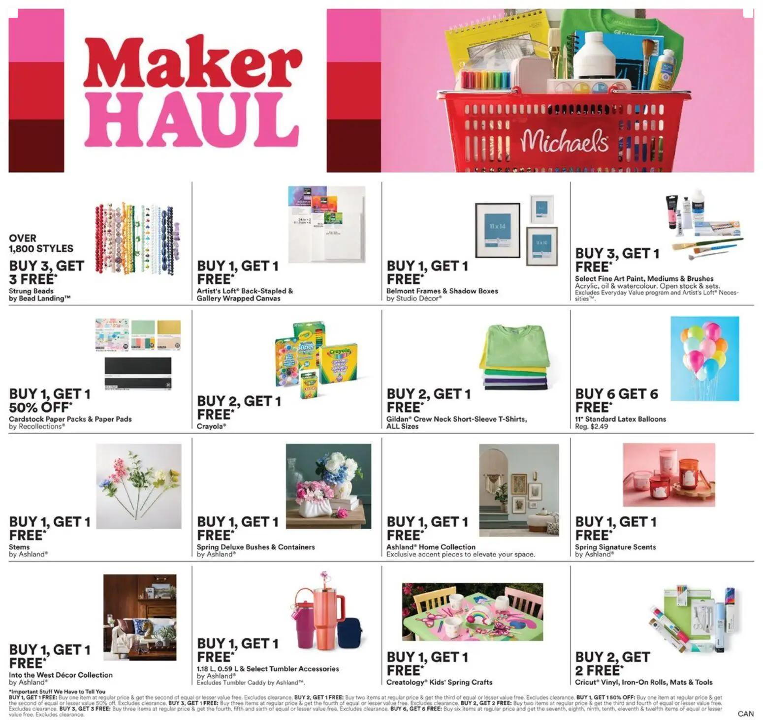 michaels - Michaels Ad - 04/10 - 04/16 2026 - page: 1