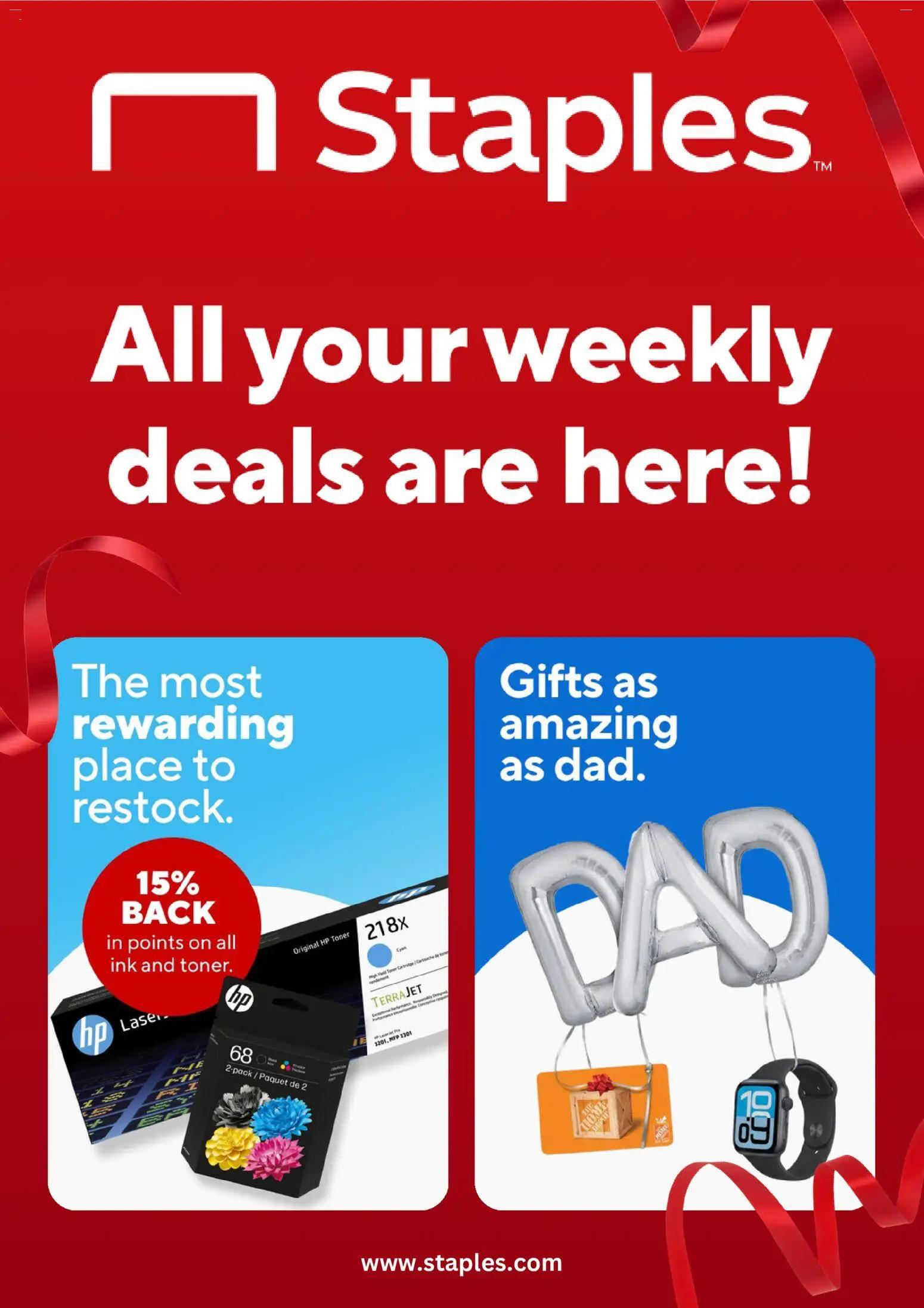 staples - Staples Weekly Ad - 06/07 - 06/14 2026