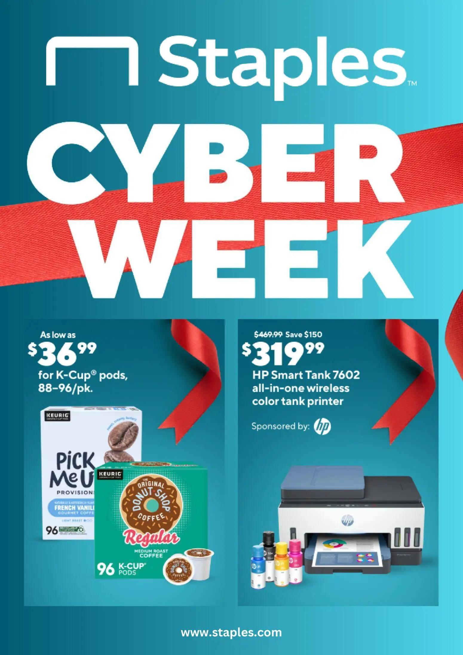staples - Staples Cyber Week - 11/30 - 12/06 2025