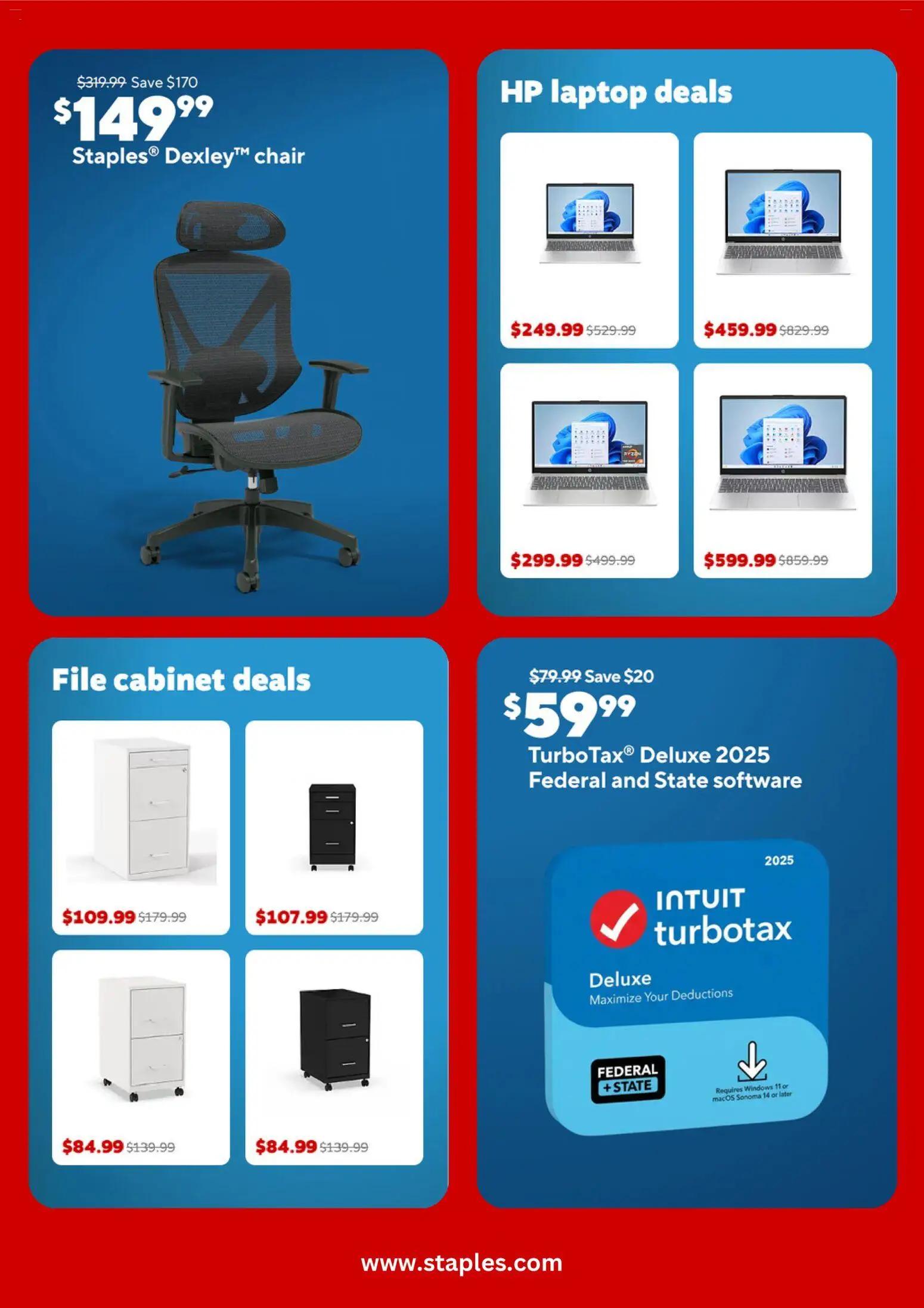 staples - Staples Weekly Ad - from Sunday 01/18 2026 - page: 4