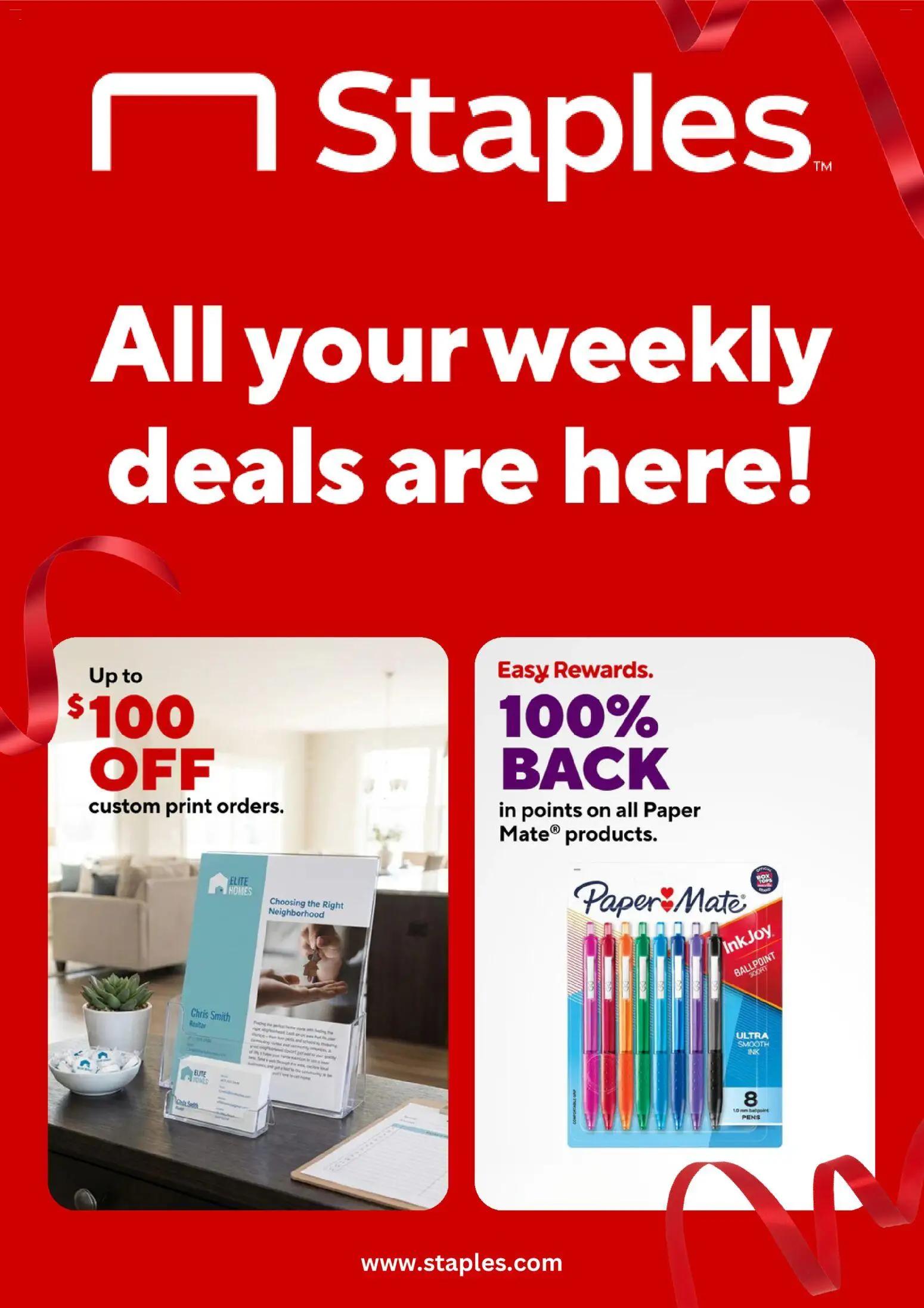 staples - Staples Weekly Ad - from Sunday 01/25 2026