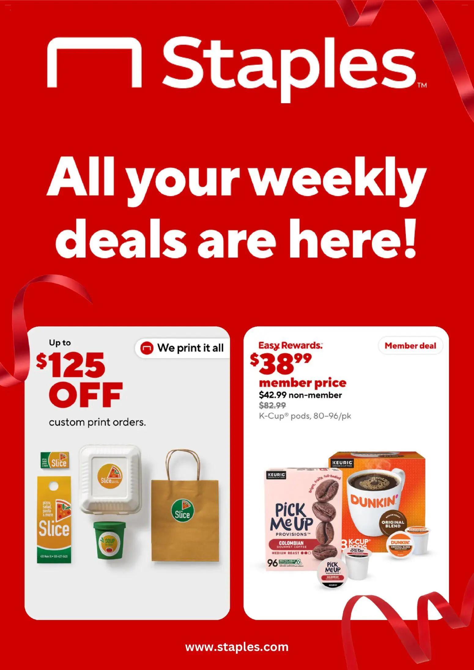 staples - Staples Weekly Ad - from Sunday 03/08 2026 - page: 1